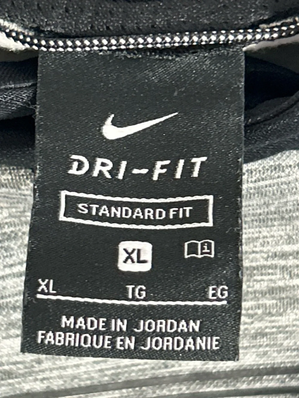 Youth • Nike • Gray and Black • Hoodie • Size YXL